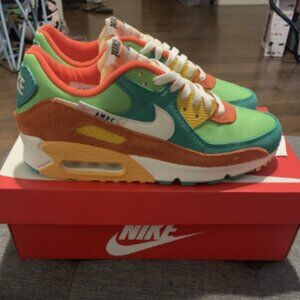 Nike Air Max 90 SE Shoes "Running Club" Roma Green DC9336-300 Size 12